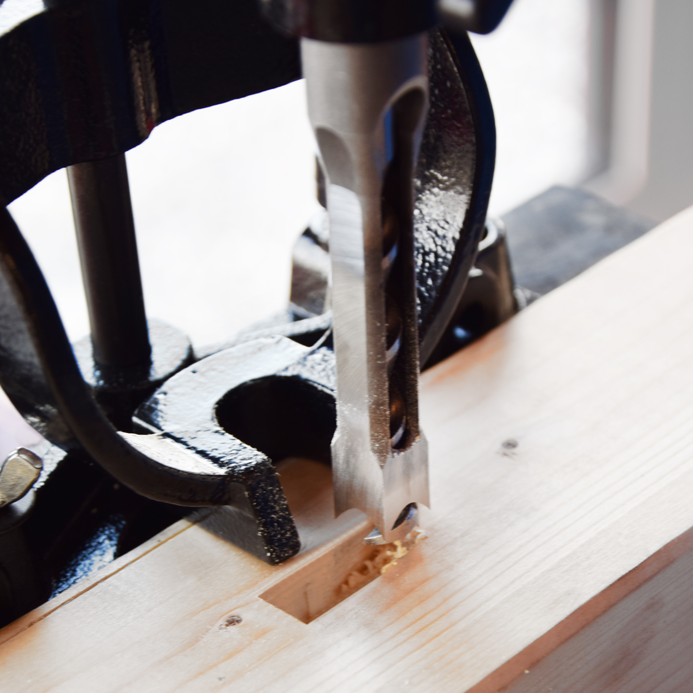 BAMATO attachment for mortise drill STM65 incl. 4x mortise drill I STM65